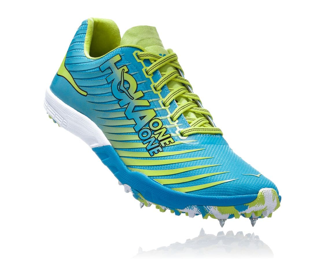 Hoka One One Evo Xc Spike Férfi Szöges Cipő Kék [QMOSY-6472]